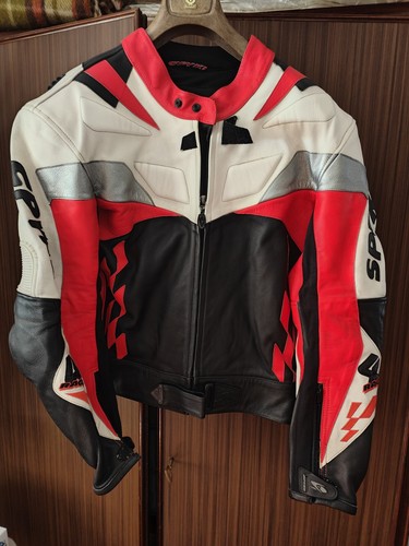 Giacca pelle moto spyke - pelle,