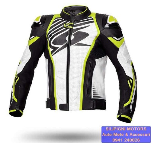 Giacca moto pelle spyke - in,