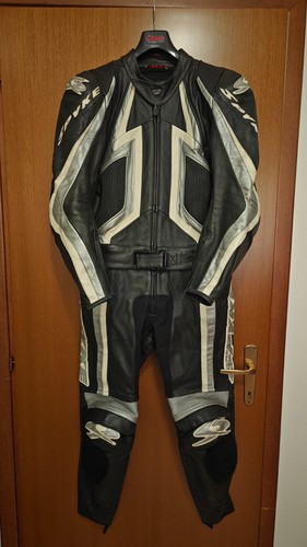 Tuta moto pelle - in,